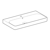 Раковина Geberit Smyle Square 500.251.01.1, 90 см, фарфор, белая