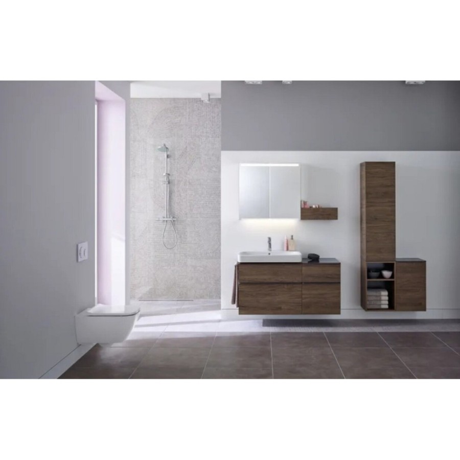 Раковина Geberit Smyle Square 500.259.01.1, 55 см, фарфор, белая