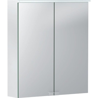 Зеркальный шкаф Geberit Option Basic, 60 см, с подсветкой, корпус белый, 500.273.00.1