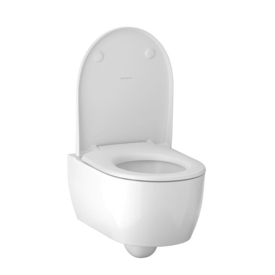 Инсталляция Geberit с безободковым унитазом Geberit iCon Rimfree, 500.300.82.1, сиденье микролифт, комплект Идеальная пара
