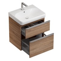 Тумба под раковину Geberit Smyle Square, 60 см, цвет орех пекан, 500.352.JR.1