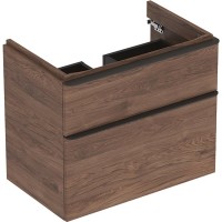Тумба под раковину Geberit Smyle Square, 73,4 см, пекан, 500.353.JR.1