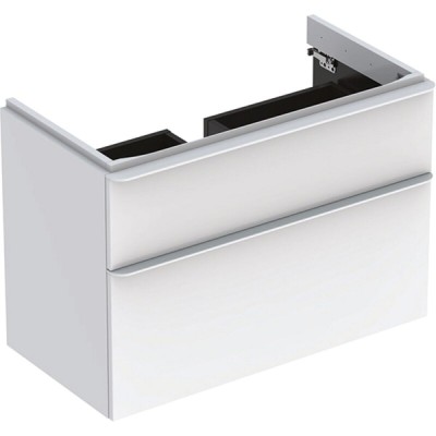 Тумба под раковину Geberit Smyle Square 500.354.00.1, 88.4 см, подвесная, цвет белый