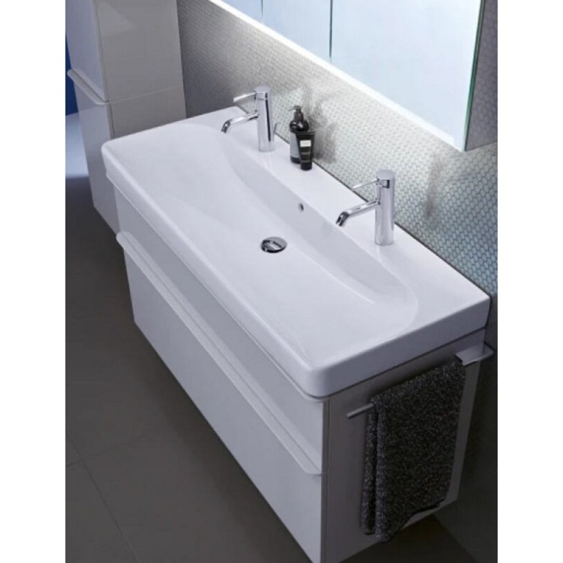 Тумба под раковину Geberit Smyle Square, 120 см, цвет белый, 500.355.00.1