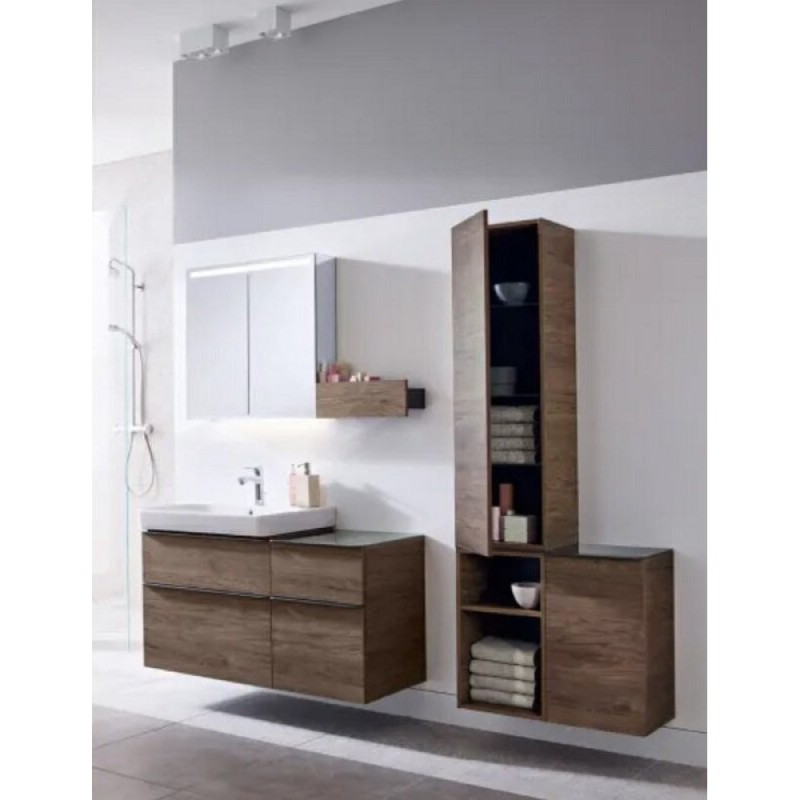 Шкаф-пенал Geberit Smyle Square, 36 см, цвет орех пекан, 500.361.JR.1