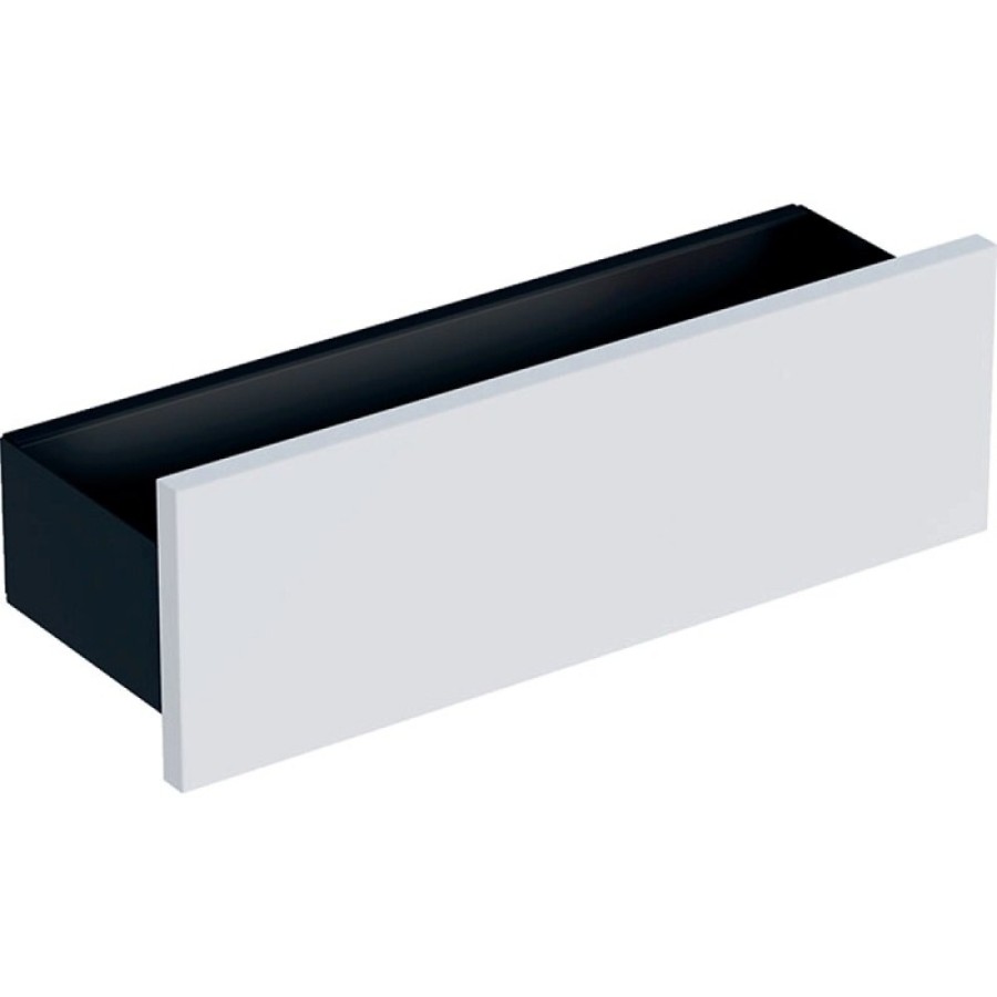 Полка Geberit Smyle Square 500.362.00.1, 45 см, с крючками для полотенец, цвет белый