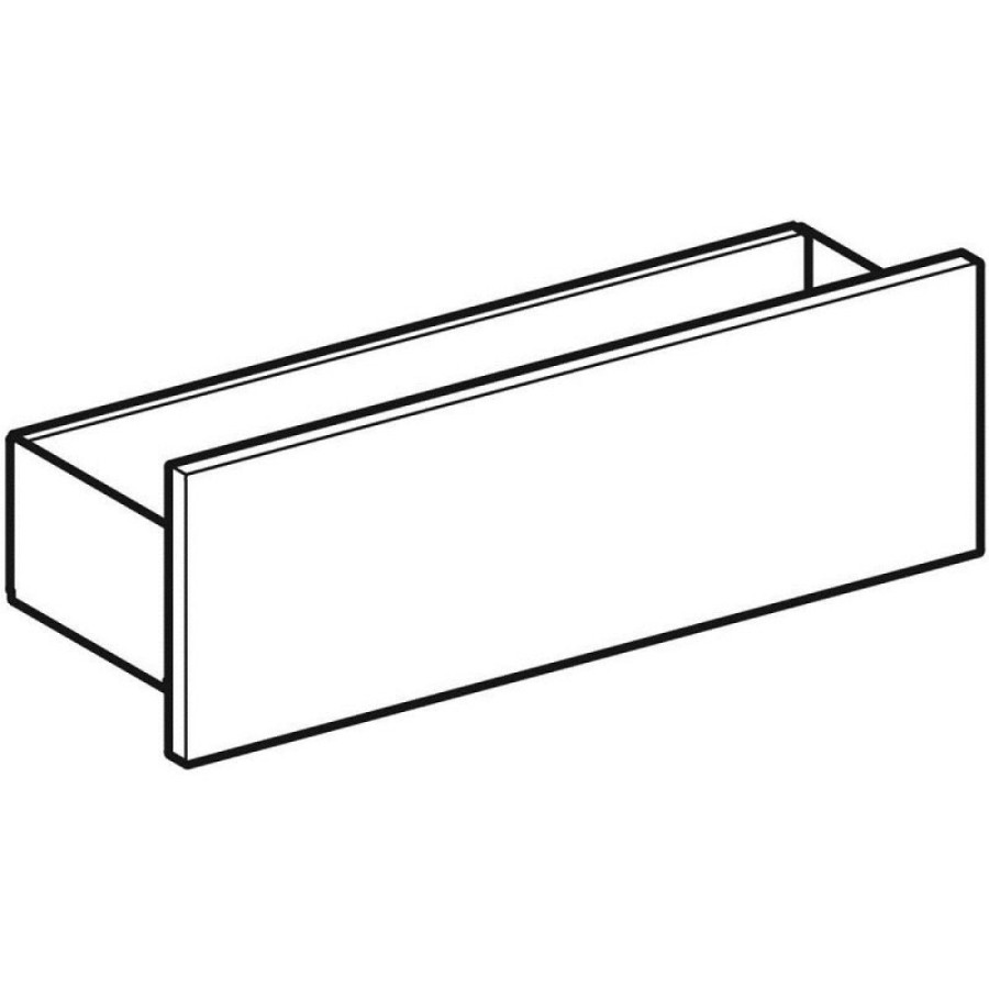 Полка Geberit Smyle Square 500.362.JR.1, 45 см, с крючками для полотенец, цвет орех пекан