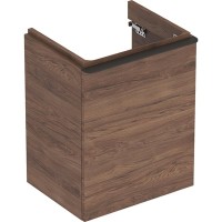 Тумба под раковину Geberit Smyle Square 500.364.JR.1/500.363.JR.1, 49 см, L/R, подвесная, цвет орех пекан