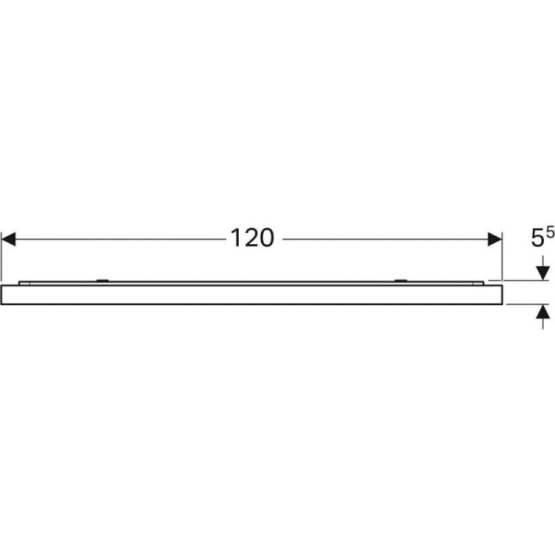 Зеркало Geberit Xeno2 500.519.00.1,120 см, с LED подсветкой, белое