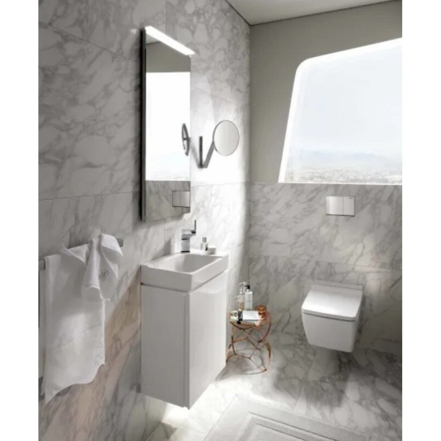 Зеркало Geberit Xeno2 500.521.00.1, 60 см, с LED подсветкой, белое