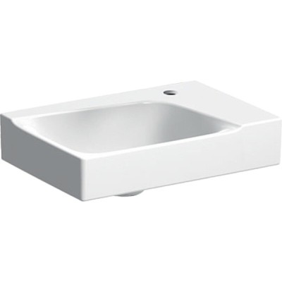 Раковина Geberit Xeno 500.529.01.1/500.528.01.1, L/R, 40 см, фарфор, белая