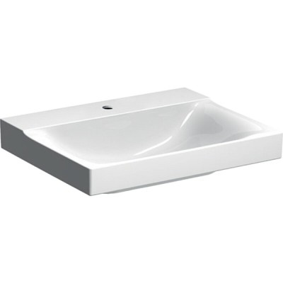 Раковина Geberit Xeno 500.530.01.1, 60 см, фарфор, белая
