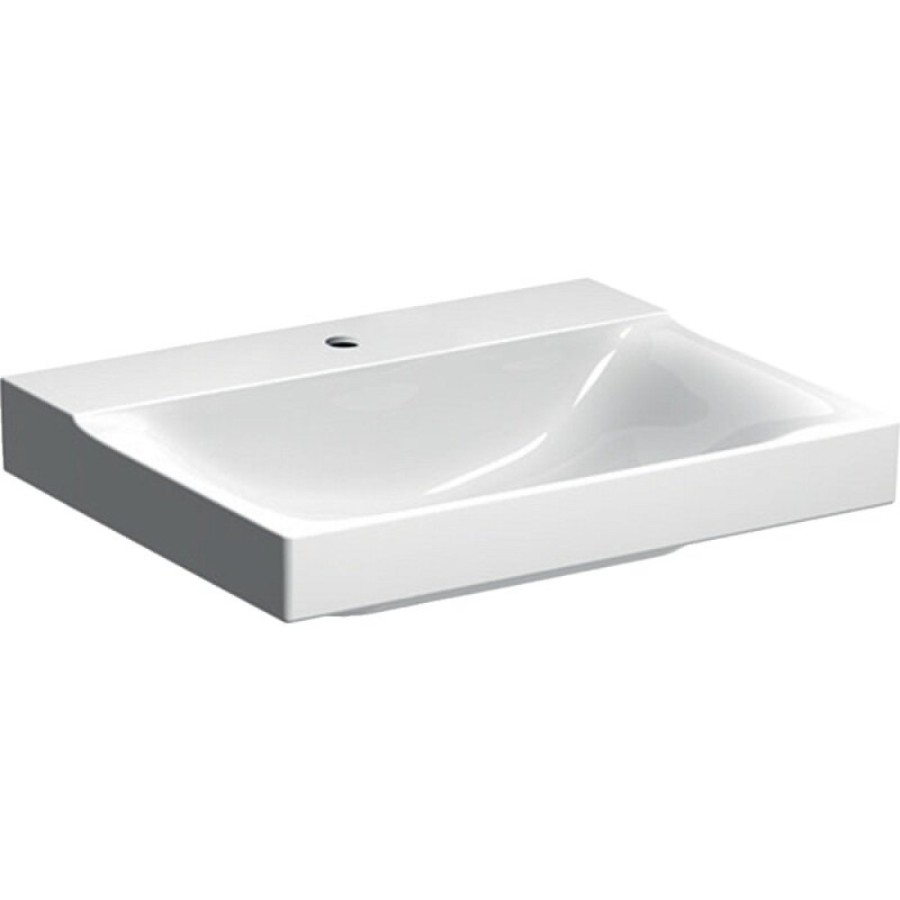 Раковина Geberit Xeno 500.530.01.1, 60 см, фарфор, белая
