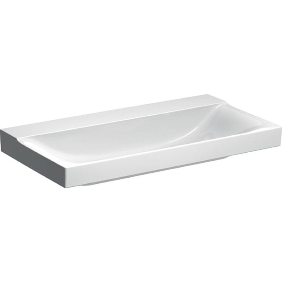 Раковина Geberit Xeno 500.532.01.1, 90 см, фарфор, белая