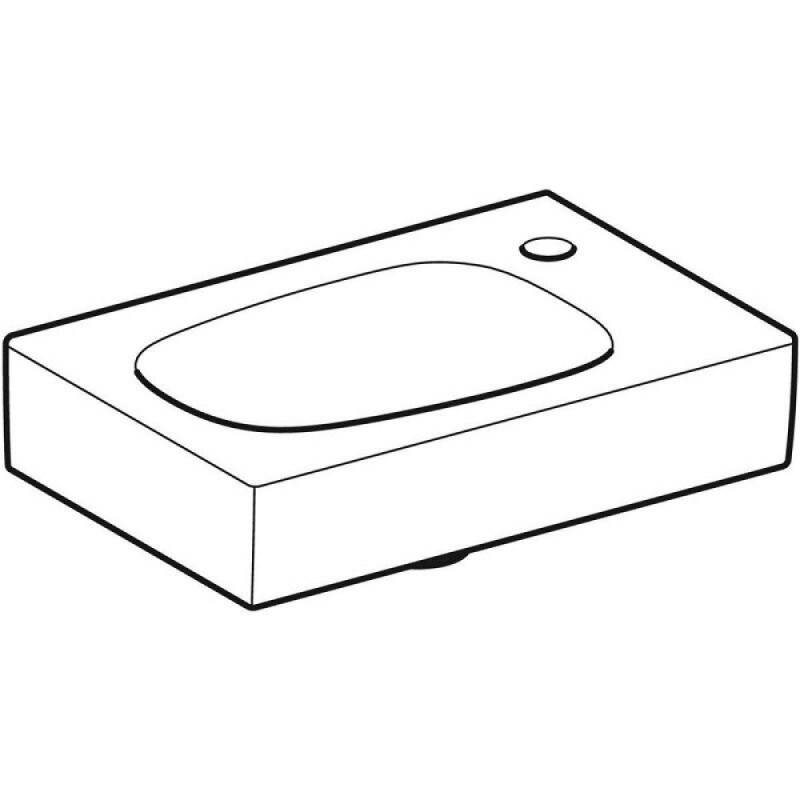 Раковина Geberit Citterio 500.541.01.1, 45 х 30 см, белая