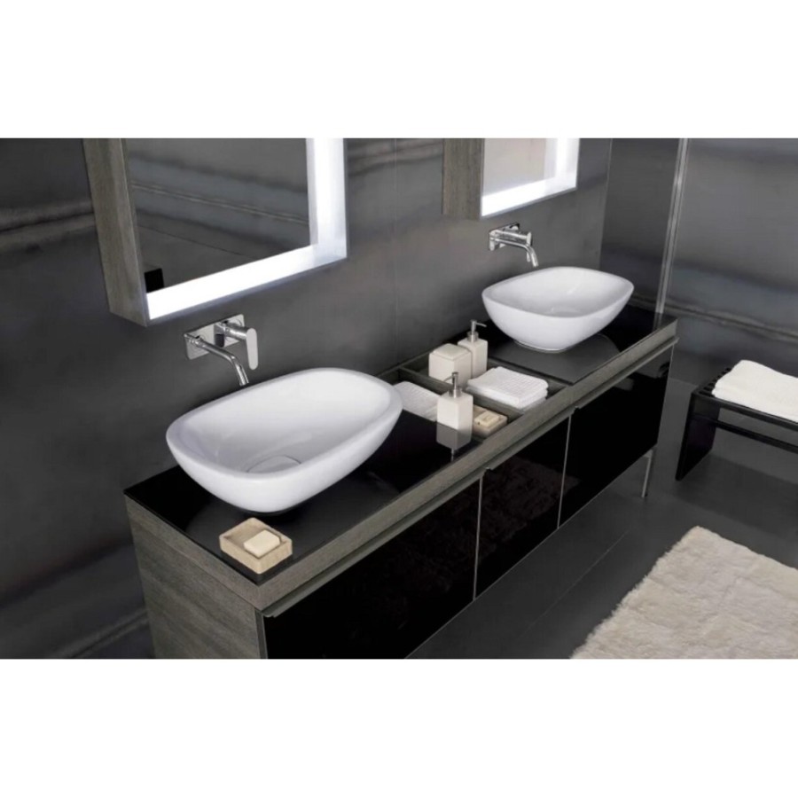 Раковина Geberit Citterio 500.542.01.1, 56 см, фарфор, белая