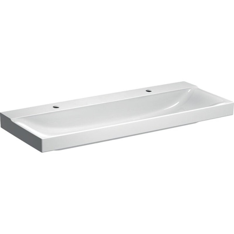 Раковина Geberit Xeno 500.550.01.1,120 см, фарфор, белая