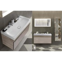 Раковина Geberit Citterio 500.553.01.1, 120 см, фарфор, белая