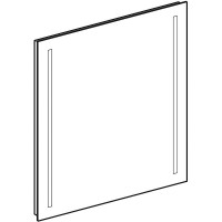 Зеркало Geberit Option 500.586.00.1, 60 см, с LED подсветкой, белое