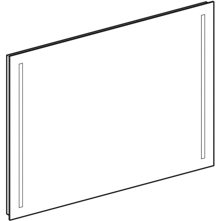 Зеркало Geberit Option Basic, 90 х 65 см, со светодиодной подсветкой, 500.589.00.1