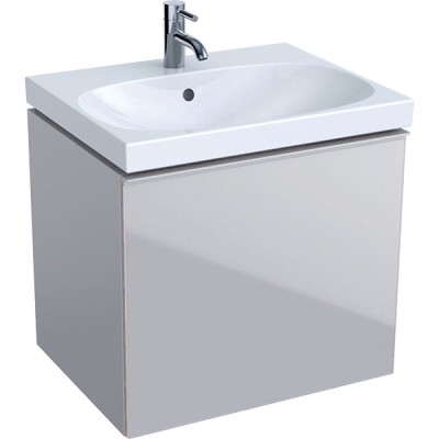 Тумба под раковину Geberit Acanto 500.609.JL.2, 59,5 см, цвет песчаный матовый