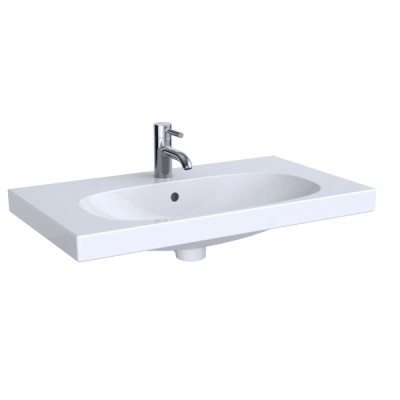 Раковина Geberit Acanto 500.632.01.2, 75 см, фарфор, белая