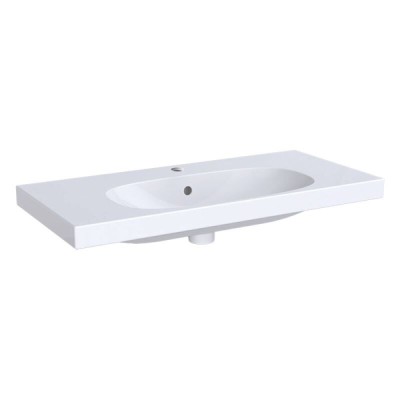 Раковина Geberit Acanto 500.633.01.2, 90 см, керамика, белая