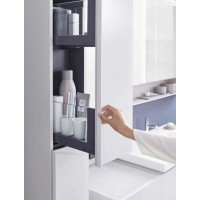 Шкаф-пенал Geberit Acanto 500.638.JK.2, 22 см, цвет черный