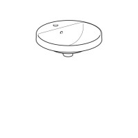 Раковина Geberit Variform 500.704.01.2, 48 см, фарфор, белая
