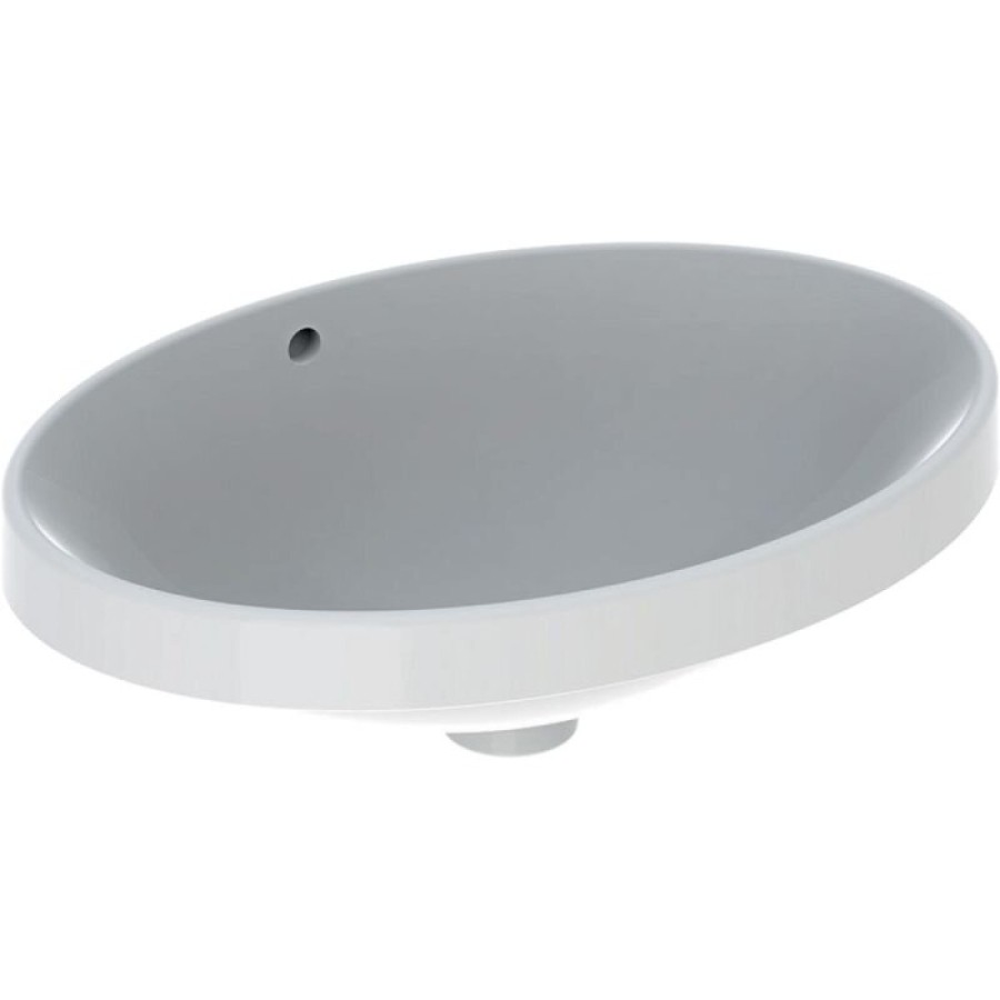 Раковина Geberit Variform 500.716.01.2, 55 см, фарфор, белая