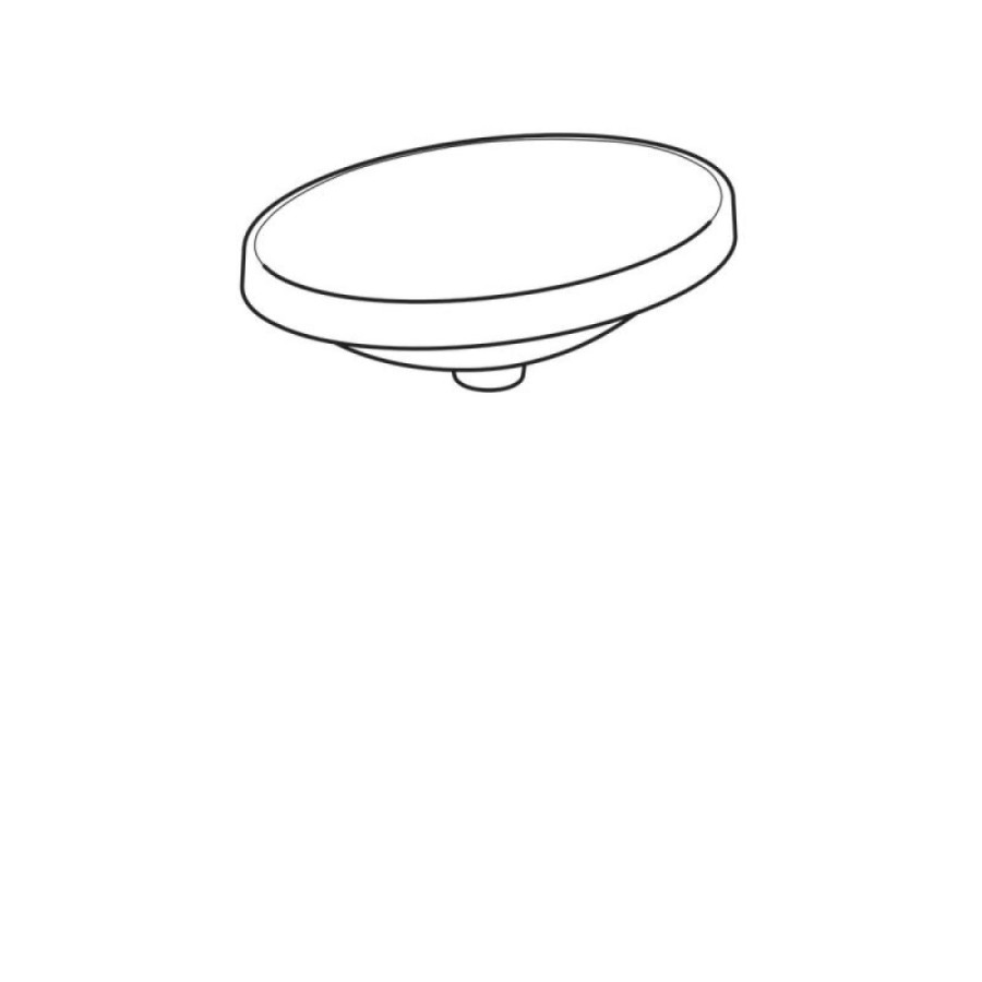 Раковина Geberit Variform 500.718.01.2, 55 см, фарфор, белая