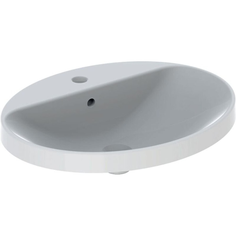 Раковина Geberit Variform 500.724.01.2, 60 см, фарфор, белая