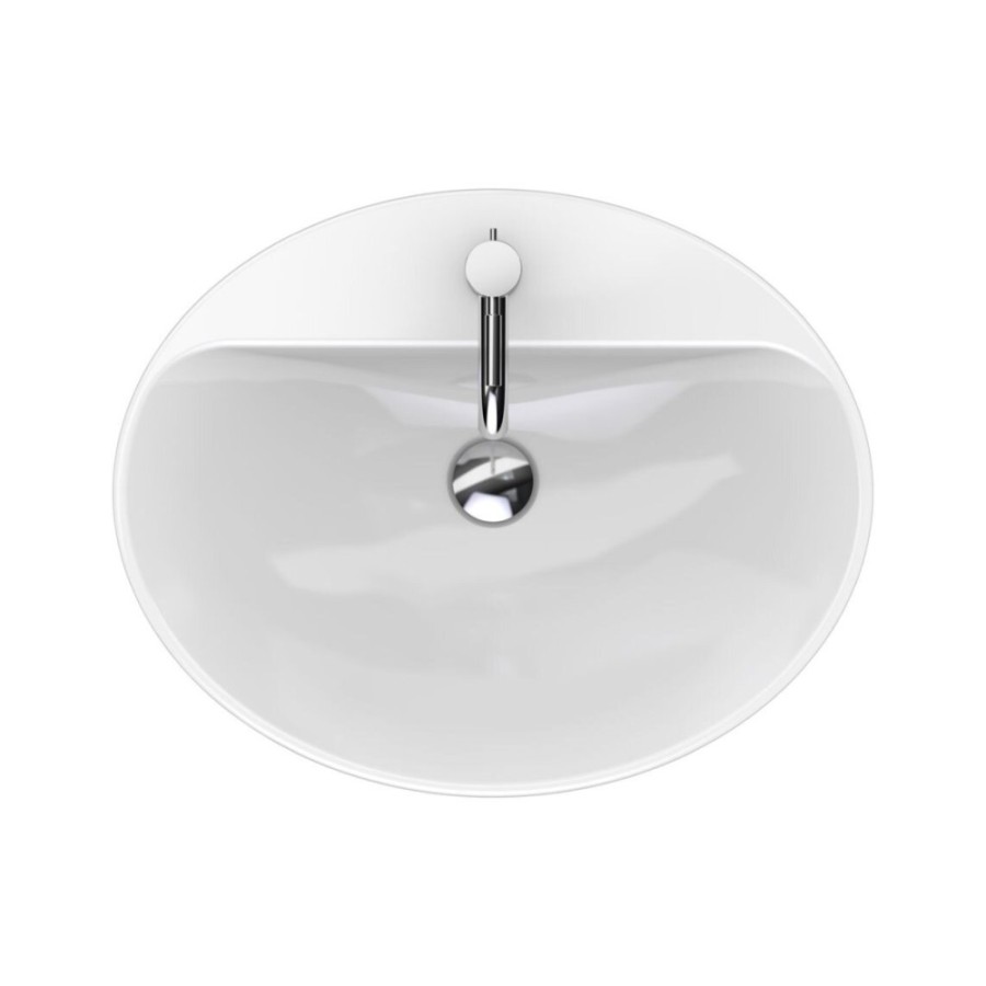 Раковина Geberit Variform 500.726.01.2, 60 см, фарфор, белая