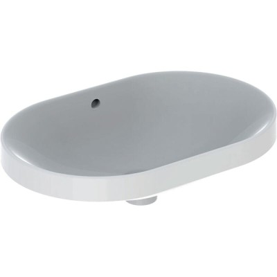 Раковина Geberit Variform 500.728.01.2, 60 см, фарфор, белая