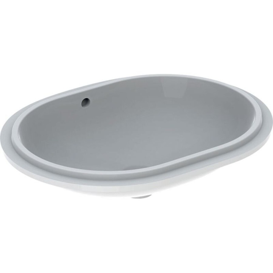Раковина Geberit Variform 500.756.01.2, 61 см, фарфор, белая