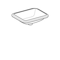 Раковина Geberit Variform 500.762.01.2, 53 см, фарфор, белая