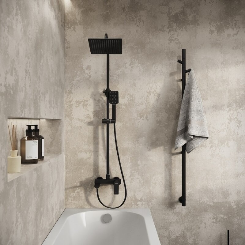 Душевая система Grossman Cosmo 500.K35.02.210, черный матовый