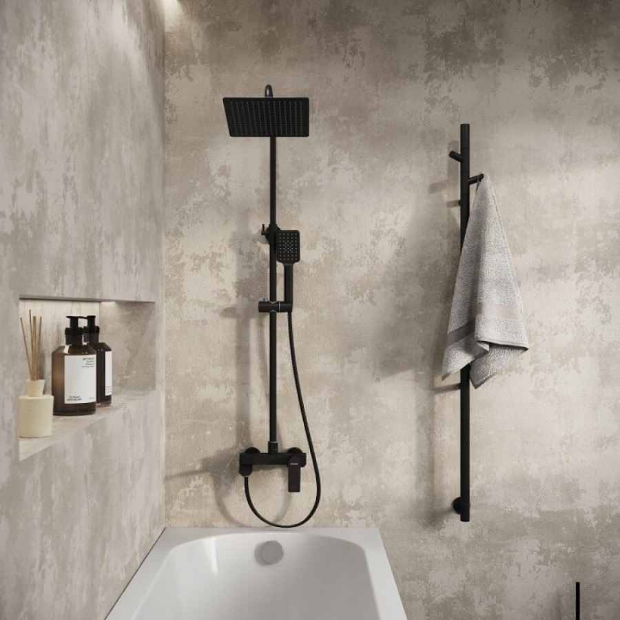 Душевая система Grossman Cosmo 500.K35.02.210, черный матовый