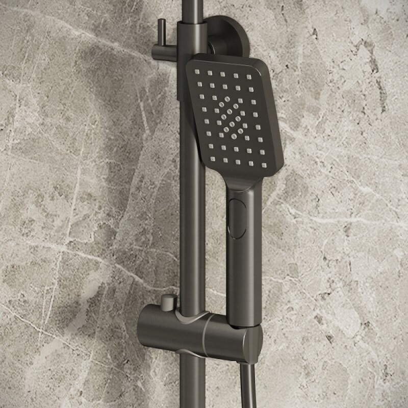 Душевая система Grossman Cosmo 500.K35.02.420, графит сатиновый