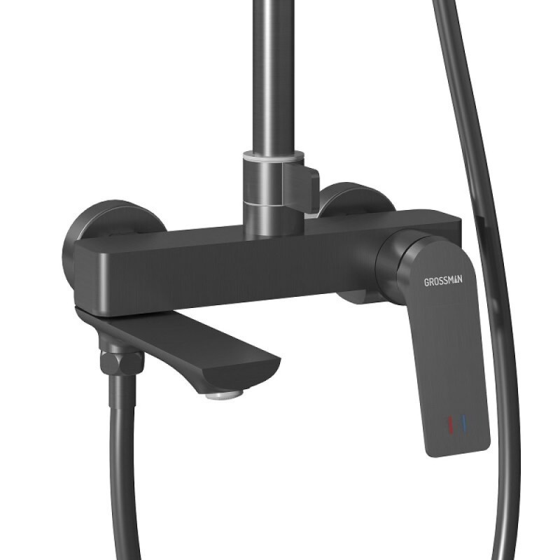 Душевая система Grossman Cosmo 500.K35.02.420, графит сатиновый