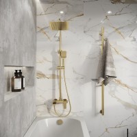 Душевая система Grossman Cosmo 500.K35.02.320, золото сатиновый