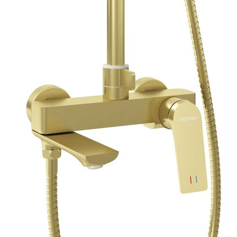 Душевая система Grossman Cosmo 500.K35.02.320, золото сатиновый
