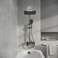 Душевая система Grossman Pragma 500.K35.03.420, графит сатиновый