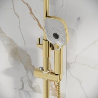 Душевая система Grossman Pragma 500.K35.03.320, золото сатиновый