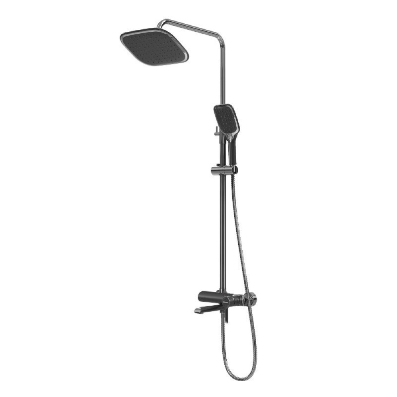 Душевая система Grossman Alba 500.K35.06.100/210, хром/черный