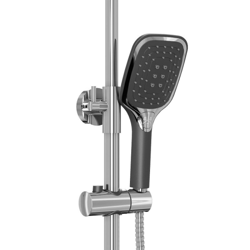 Душевая система Grossman Alba 500.K35.06.100/210, хром/черный