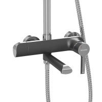 Душевая система Grossman Alba 500.K35.06.100/210, хром/черный
