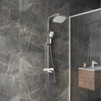 Душевая система Grossman Alba 500.K35.06.100/000, хром/белый