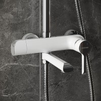 Душевая система Grossman Alba 500.K35.06.100/000, хром/белый