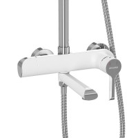 Душевая система Grossman Alba 500.K35.06.100/000, хром/белый
